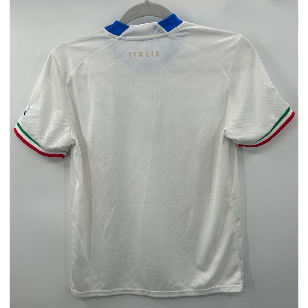 NWT Puma White Italy National Team 2022/23 Away Replica Jersey Size L Boys Kids - Picture 4 of 5